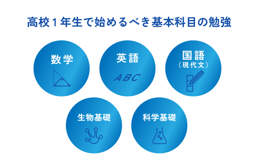 高校１年生で始めるべき基本科目の勉強